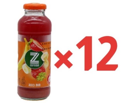 12 توت موز زجاج 330ml